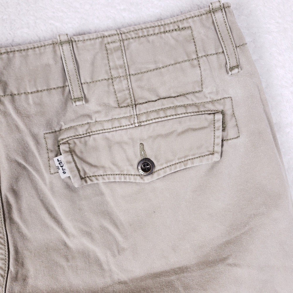 Levi's Mens Cargo Shorts 34 Tan Beige Cotton Utility Gorpcore Hiking - Picture 11 of 11